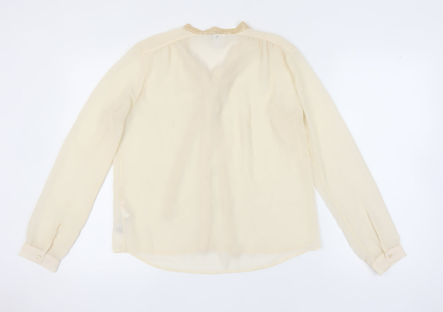 Womens UK Size M VERO MODA Beige  Blouse