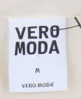Womens UK Size M VERO MODA Beige  Blouse