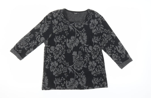 Womens UK Size 10 TIGI Black  Jumper