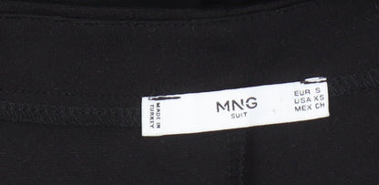 MNG Women's Black Bodycon Dress S Off Shoulder