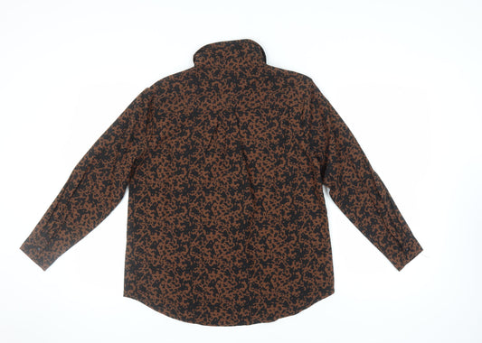 Womens UK Size S Brave Soul Brown  Button-Up
