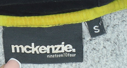 Mens UK Size S McKenzie Grey Pullover Hoodie