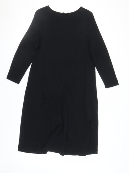 Roman Women Black Long Sleeve Dress Size 10