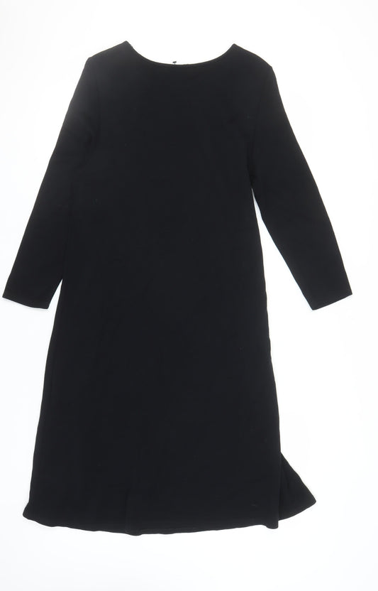 Roman Women Black Long Sleeve Dress Size 10