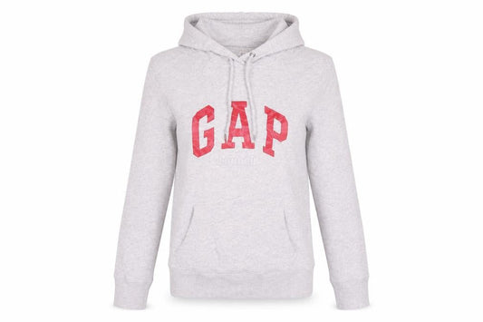 Gap Women's Grey Logo Hoodie, Size S, Casual Wear