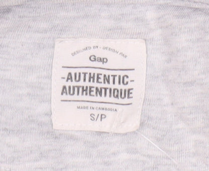 GAP Women's Grey Logo Hoodie, Size S, Casual Wear