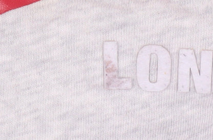 GAP Women's Grey Logo Hoodie, Size S, Casual Wear