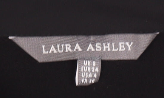 Laura Ashley Women's Black Shirt Dress Size 8