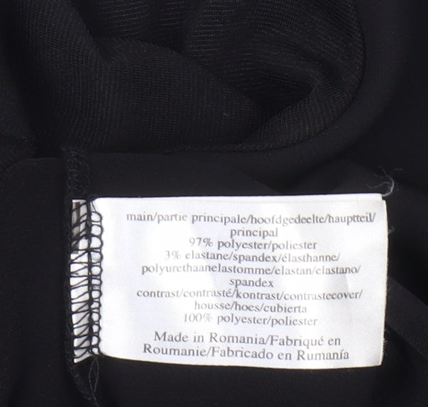 Laura Ashley Women's Black Shirt Dress Size 8