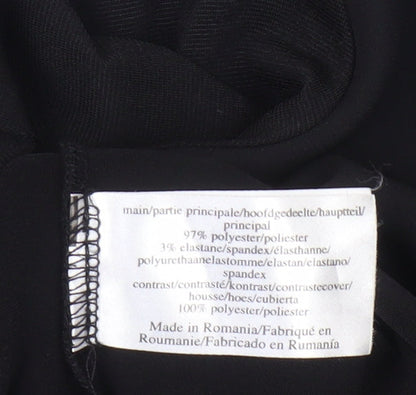 Laura Ashley Women's Black Shirt Dress Size 8