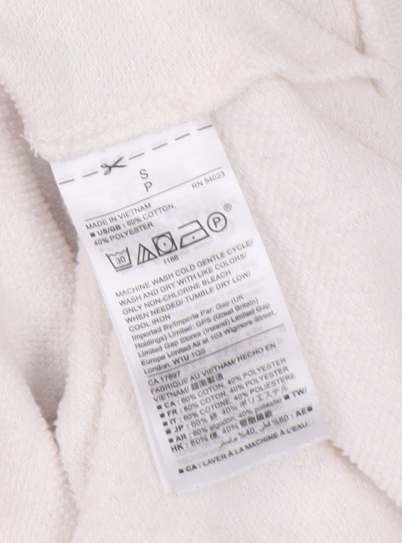 GAP Women's Ivory Pullover Sweatshirt - Size S