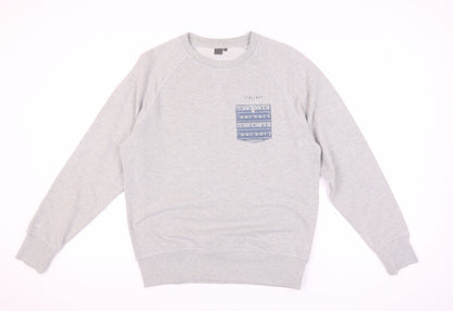 Mens UK Size M Firetrap Grey Pullover Sweatshirt
