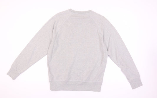 Mens UK Size M Firetrap Grey Pullover Sweatshirt