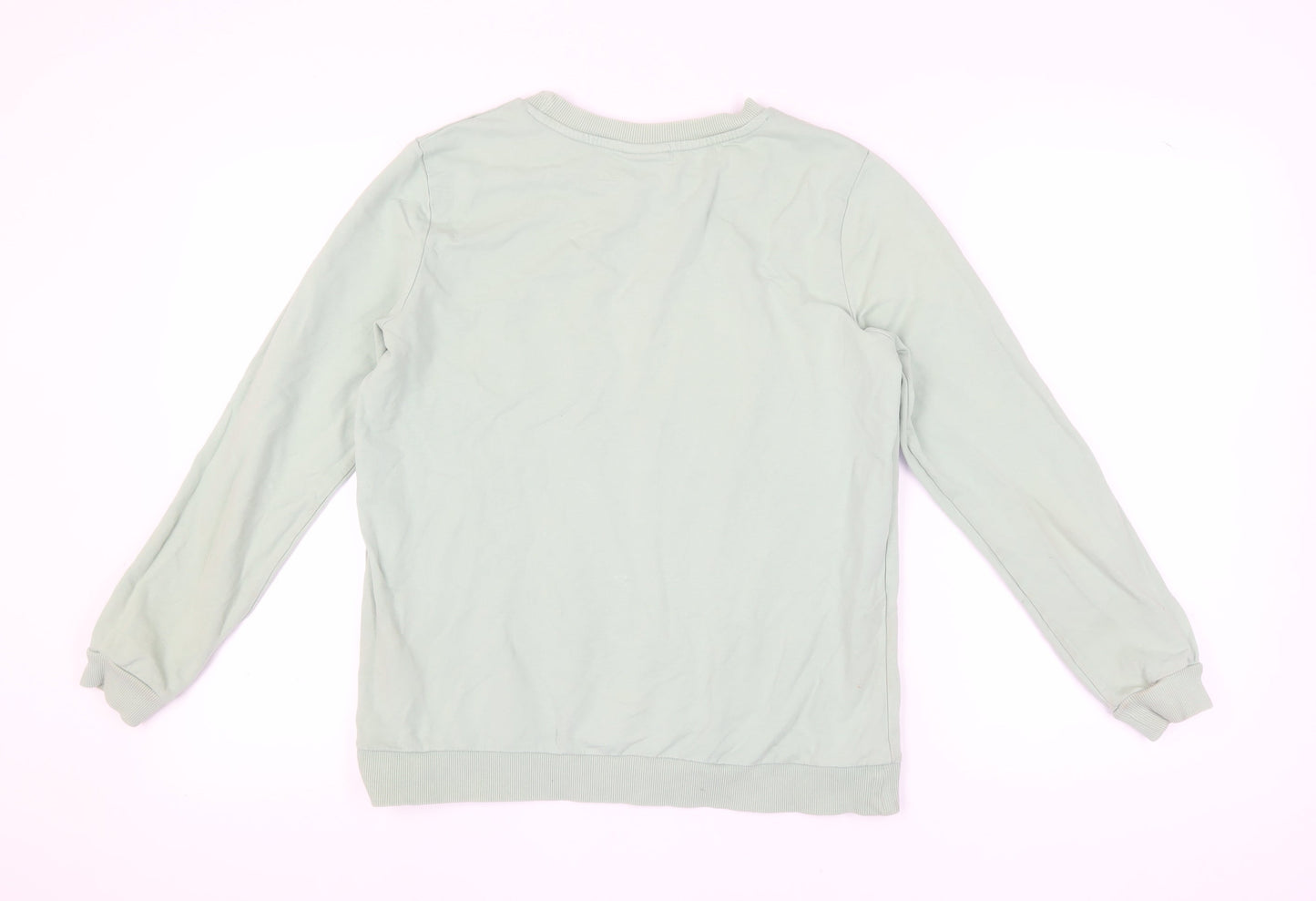 Womens UK Size 12 Disney Green Pullover Sweatshirt
