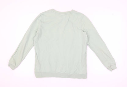 Womens UK Size 12 Disney Green Pullover Sweatshirt