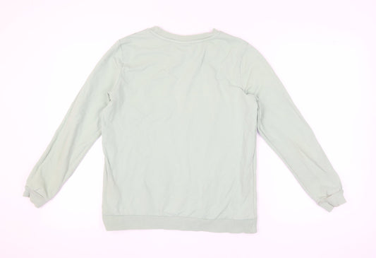 Womens UK Size 12 Disney Green Pullover Sweatshirt