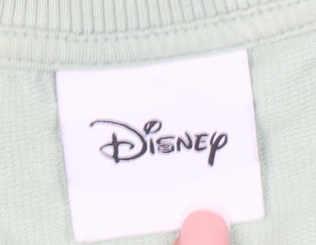 Womens UK Size 12 Disney Green Pullover Sweatshirt