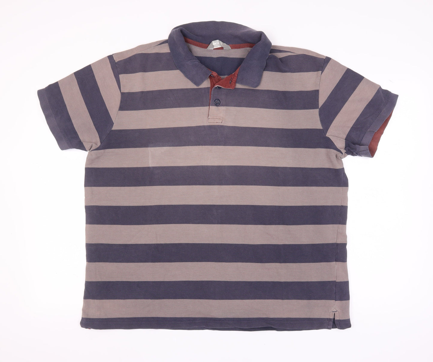 Mountain Warehouse Men’s Blue Striped XL Polo Shirt