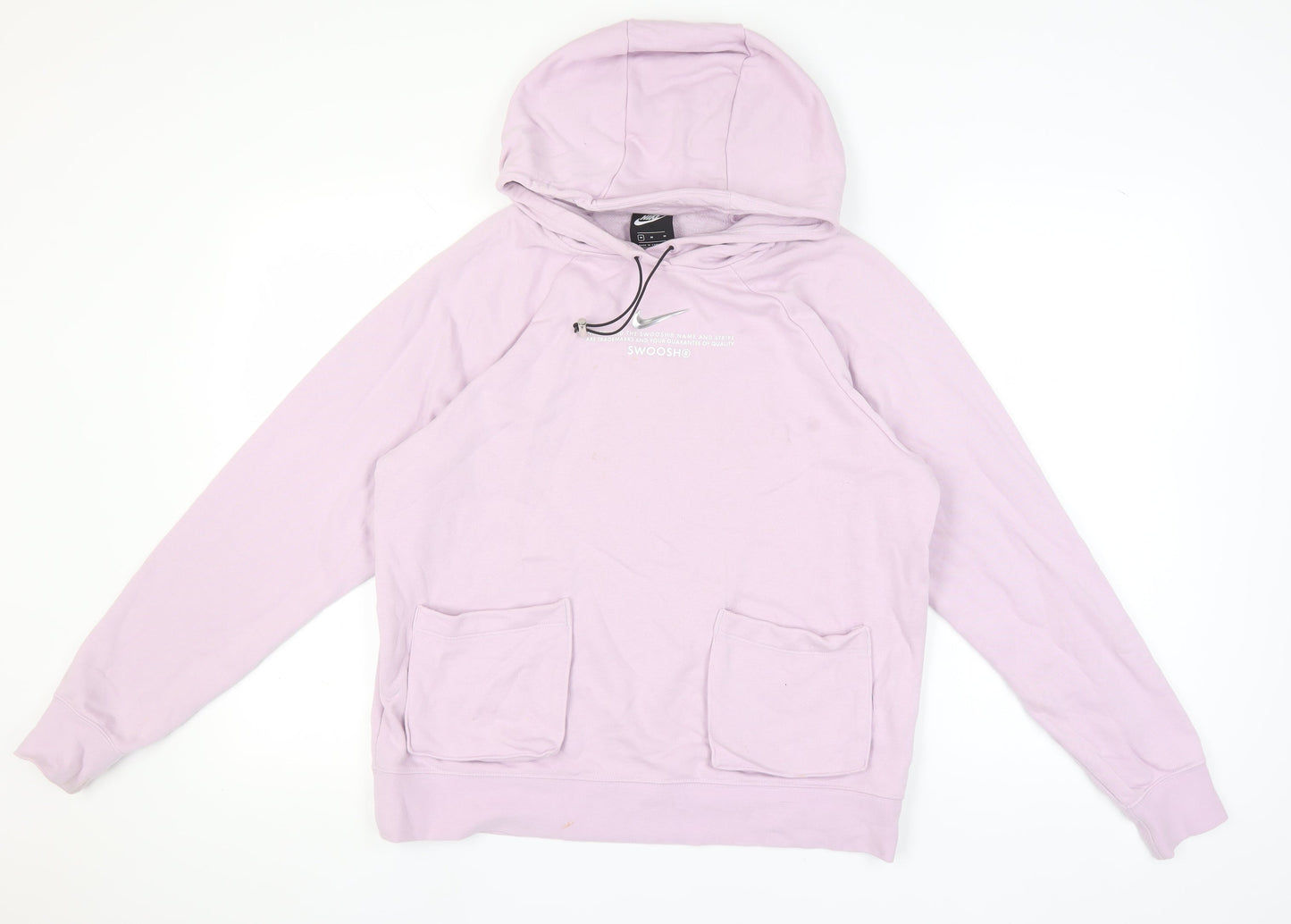 Nike Women's Pink Hoodie, Medium, Casual, Hooded, Comfy