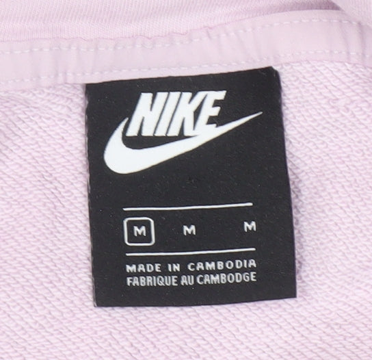 Nike Women's Pink Hoodie, Medium, Casual, Hooded, Comfy
