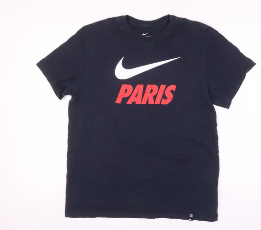 Nike Men's Blue Sports T-Shirt Large