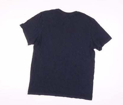 Nike Men's Blue Sports T-Shirt Large