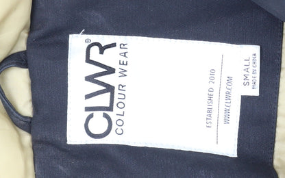 Colour Wear Men's Black Hooded Parka Jacket S