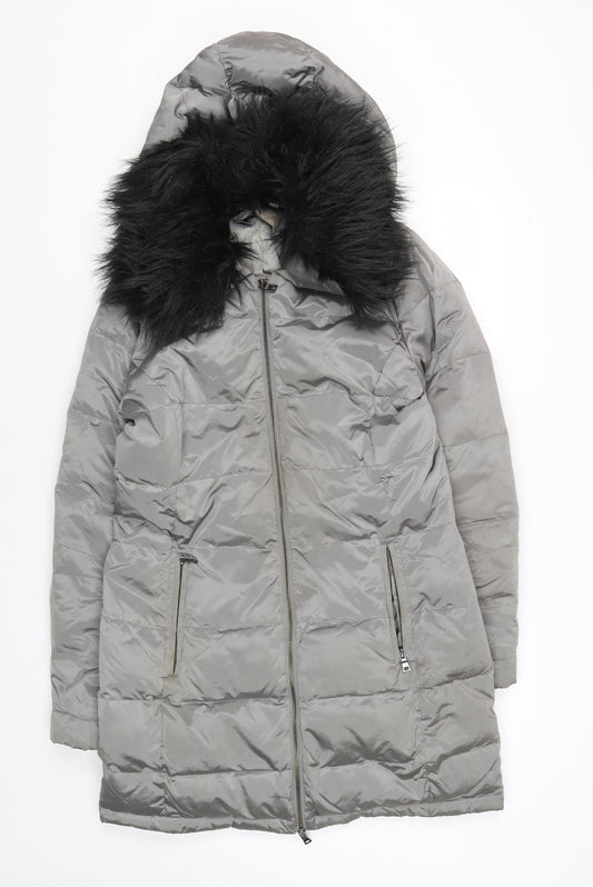 Fenn Wright Manson Women's Grey Puffer Jacket Size 12