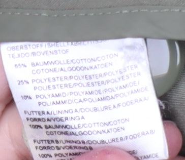 s.Oliver Women's Green Button Jacket Size 6 Collared Casual