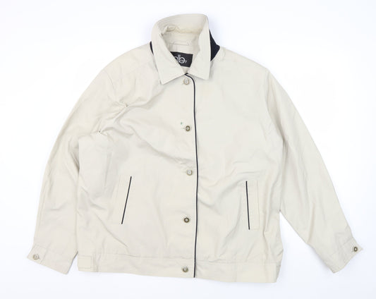 Womens UK Size 22 David Barry Beige Basic Jacket