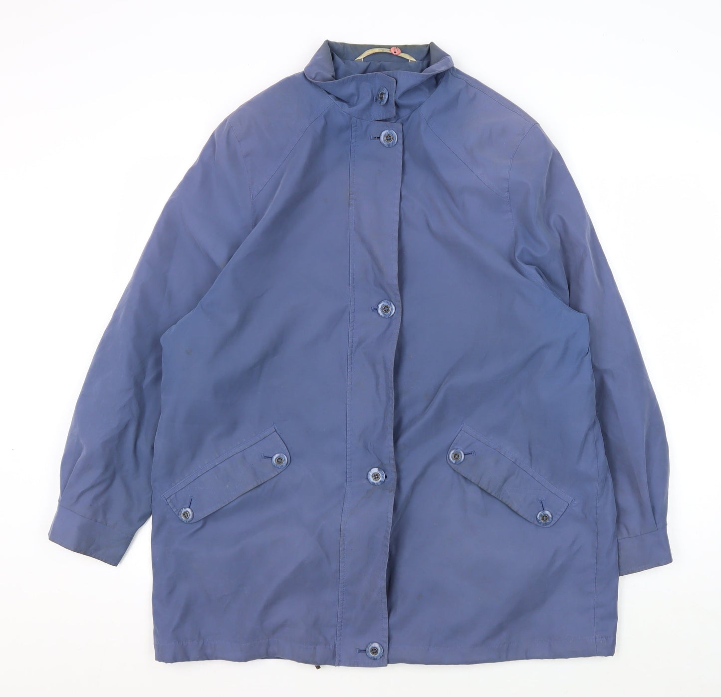 Marks & Spencer Women's Blue Mid-Length Coat Size 14