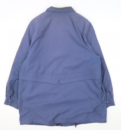 Marks & Spencer Women's Blue Mid-Length Coat Size 14