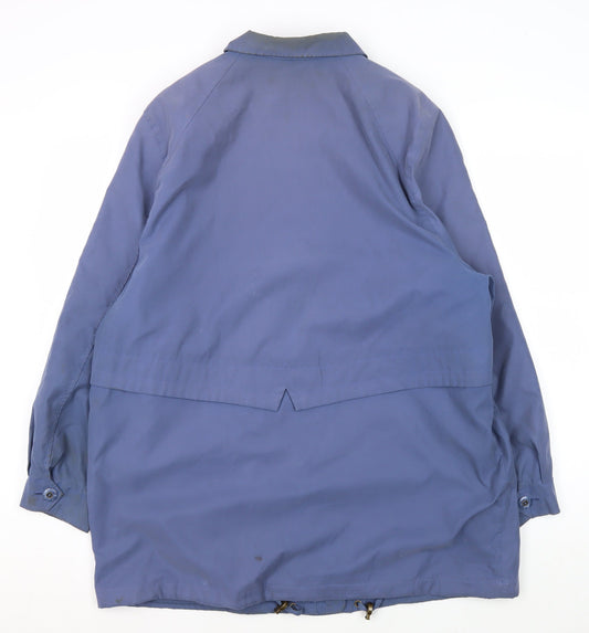 Marks & Spencer Women's Blue Mid-Length Coat Size 14
