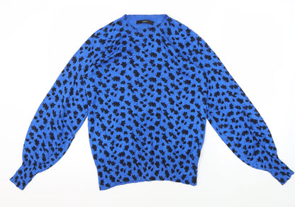 Womens UK Size XS NEXT Blue Pullover Jumper