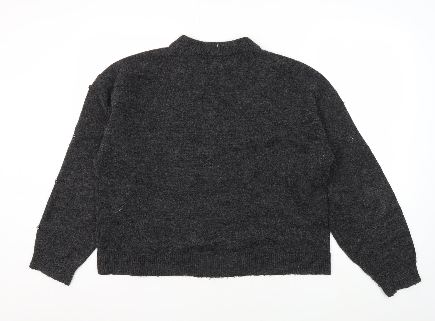 Womens UK Size M H&M Grey Pullover Jumper