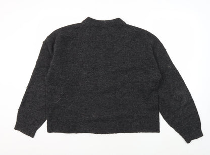 Womens UK Size M H&M Grey Pullover Jumper