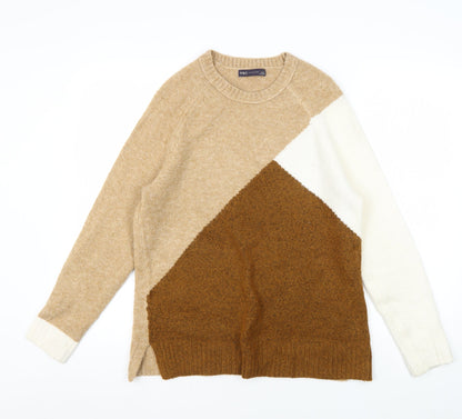Womens UK Size S Marks and Spencer Beige Pullover Jumper