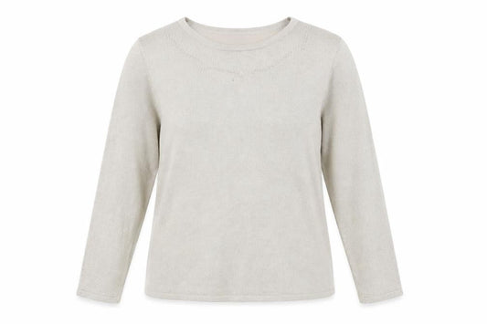 Womens UK Size L Bm Collection Beige Pullover Jumper