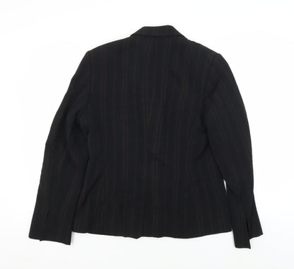 Jasper Conran Women's Black Pinstripe Suit Jacket, Size 12