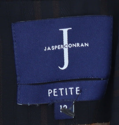 Jasper Conran Women's Black Pinstripe Suit Jacket, Size 12