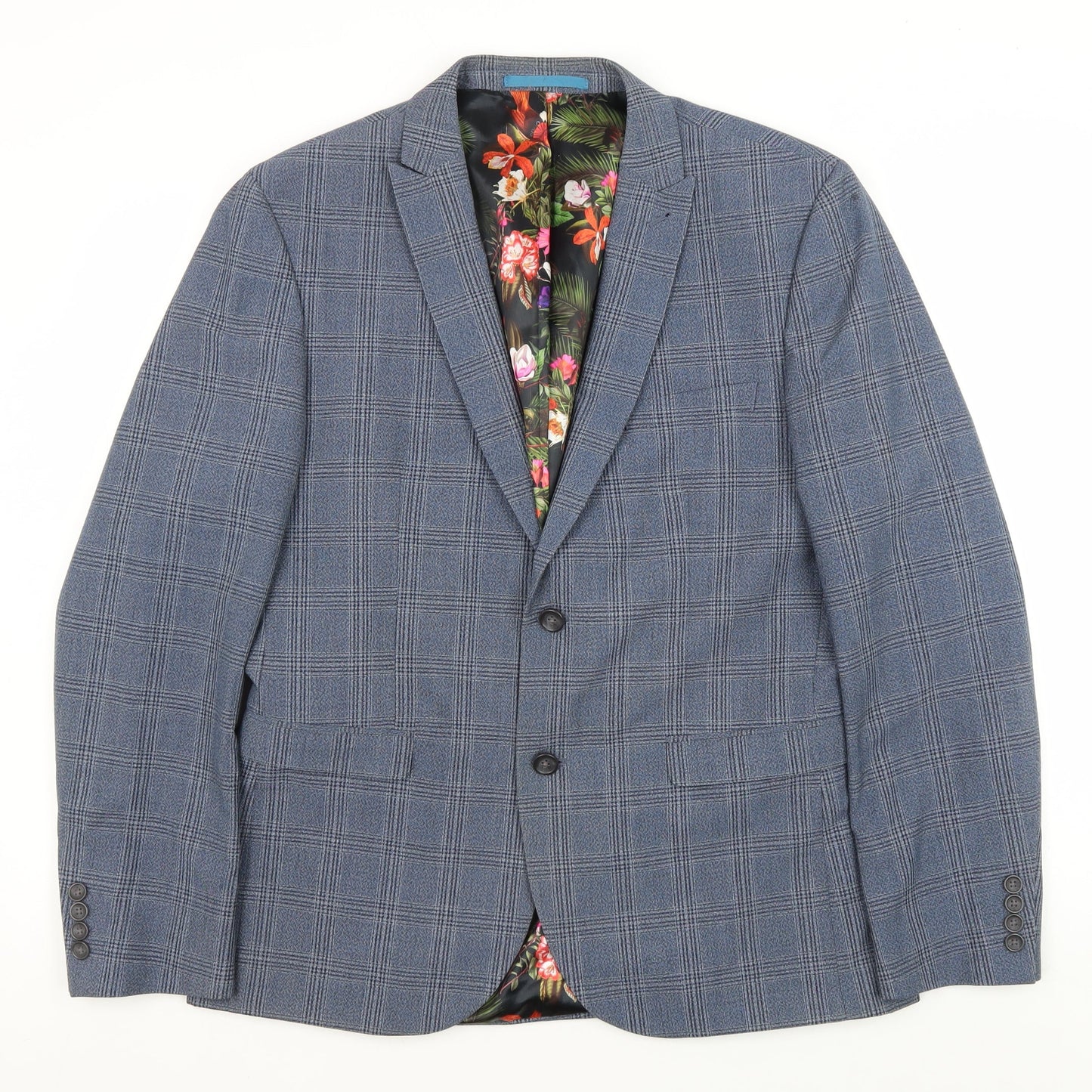 Mens UK Size 42 NEXT Regular Blue Suit 2 Piece