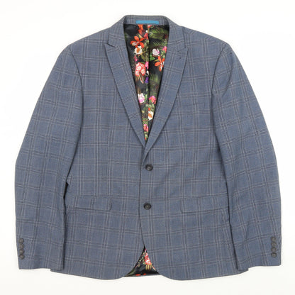 Mens UK Size 42 NEXT Regular Blue Suit 2 Piece