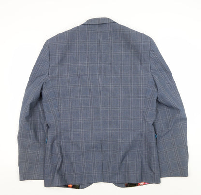 Mens UK Size 42 NEXT Regular Blue Suit 2 Piece