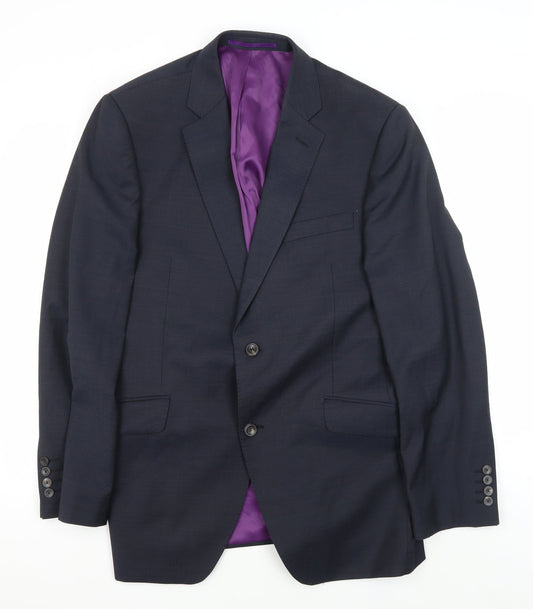 Austin Reed Men's Blue Wool Blazer, Size 42R