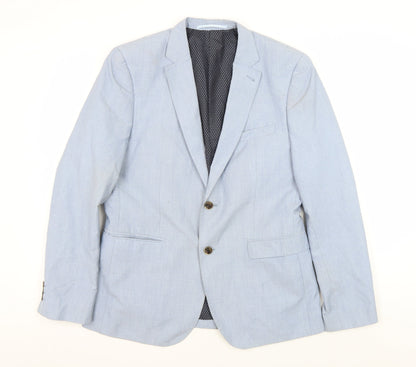Mens UK Size M Burton Regular Blue Suit Jacket