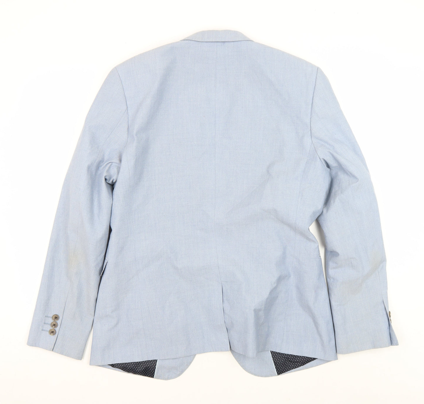 Mens UK Size M Burton Regular Blue Suit Jacket