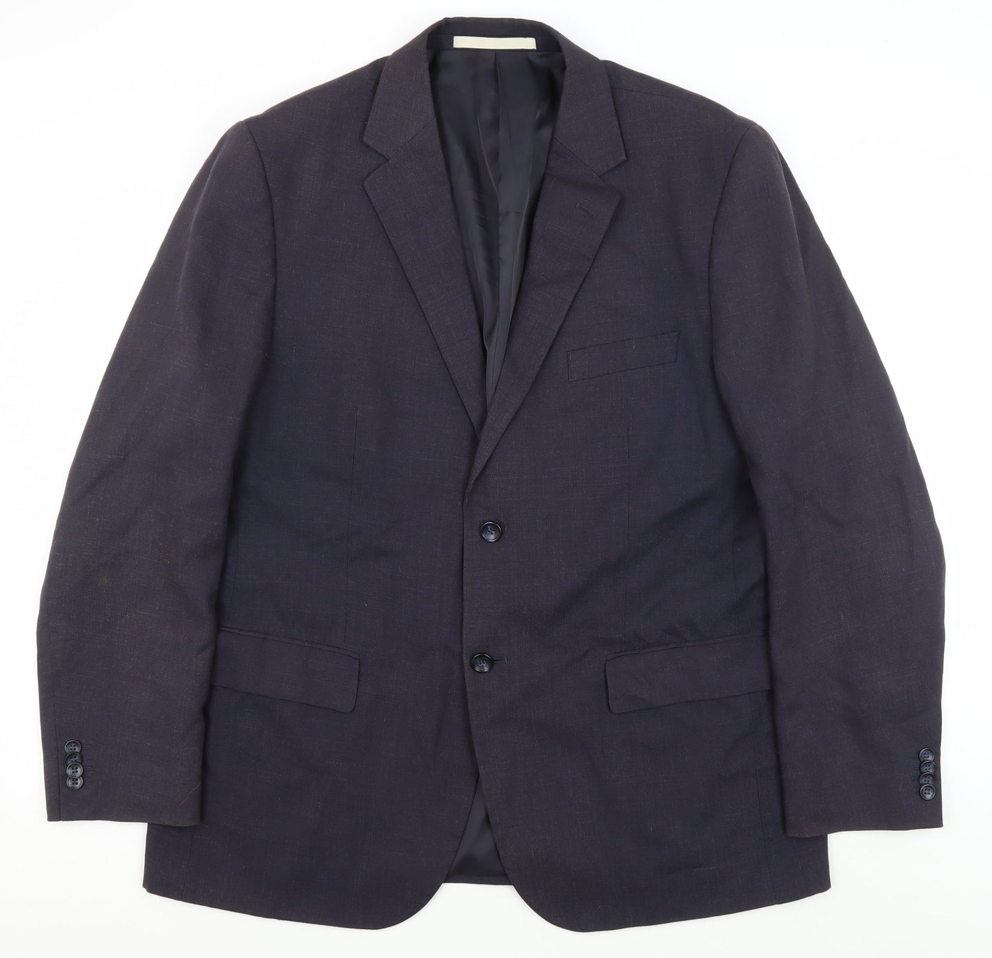 Mens UK Size 44 Marks and Spencer Regular Blue Suit Jacket