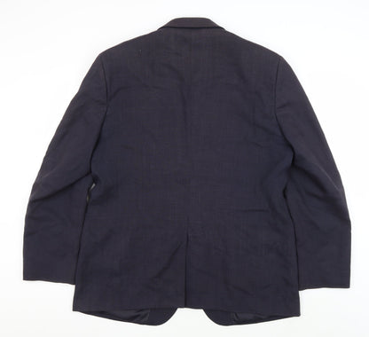 Mens UK Size 44 Marks and Spencer Regular Blue Suit Jacket