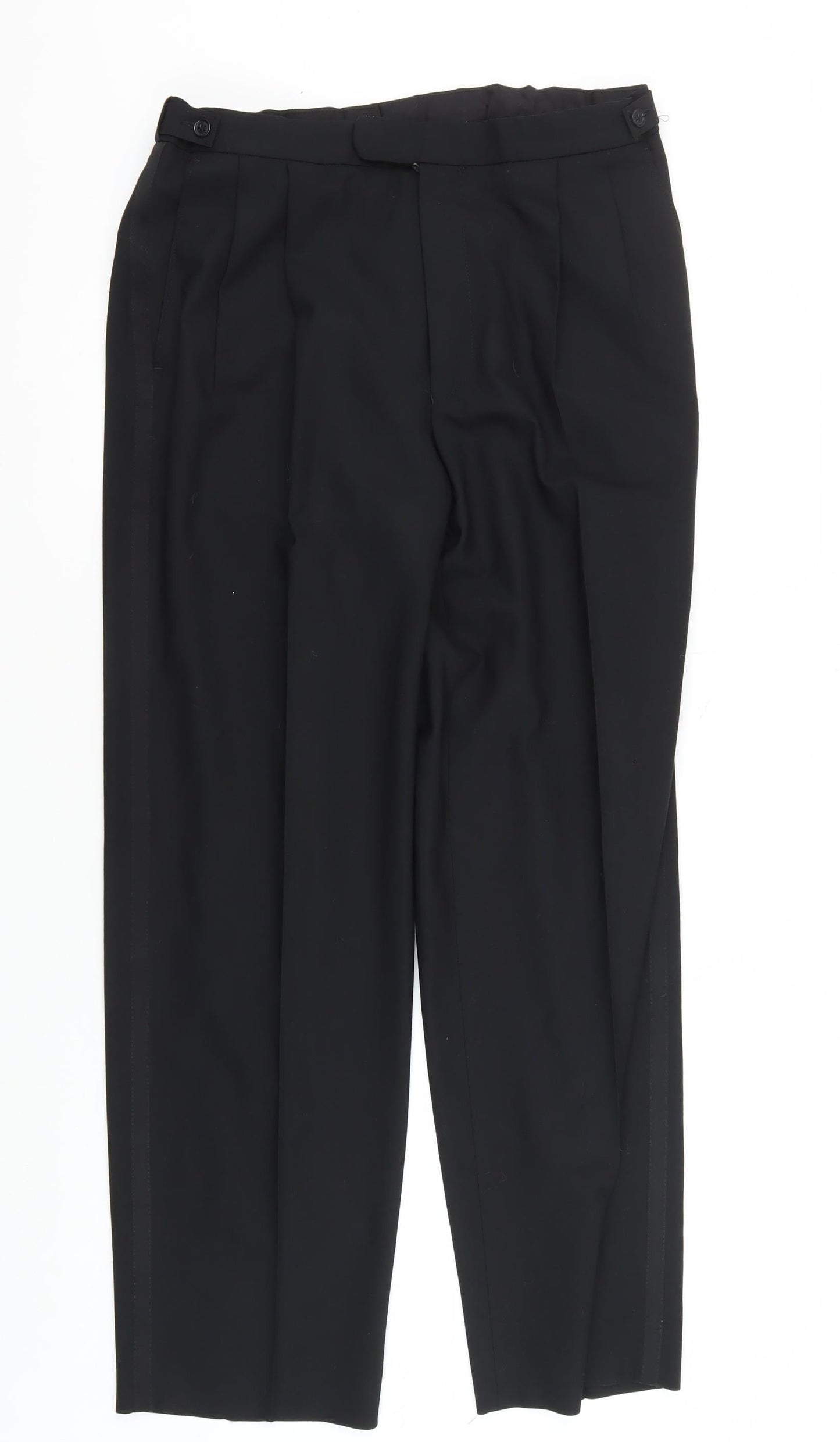 Marks & Spencer Men's Black Medium Dress Pants