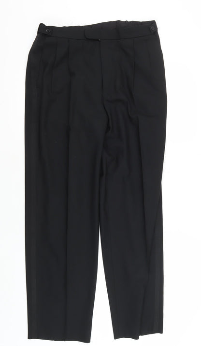 Marks & Spencer Men's Black Medium Dress Pants